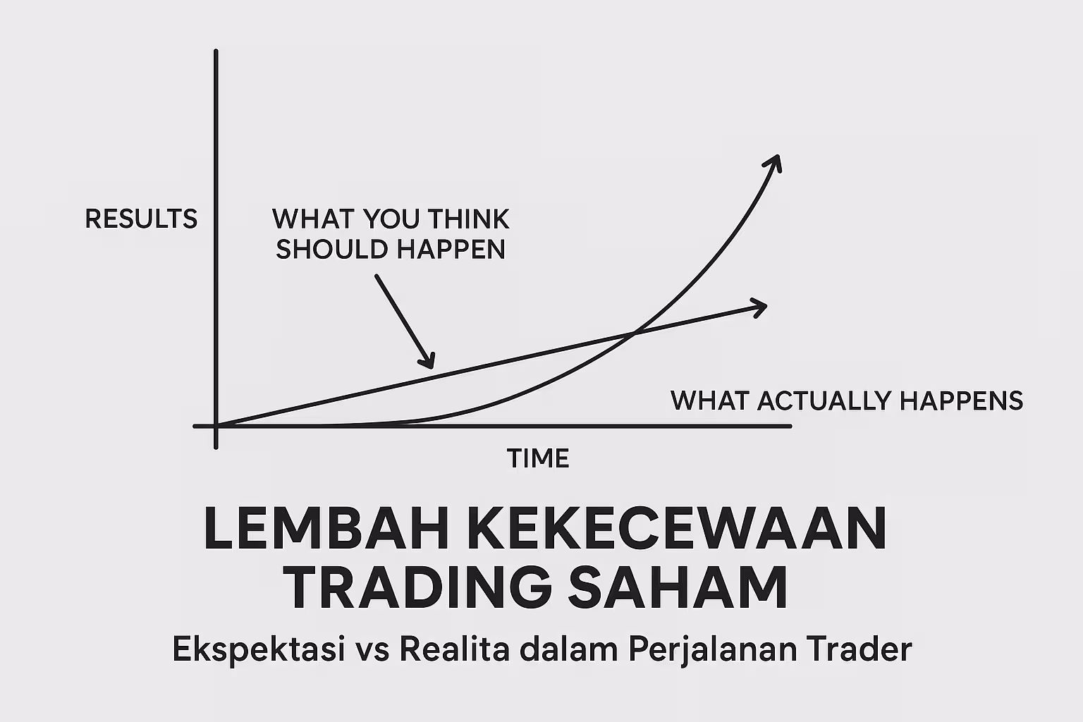 Lembah Kekecewaan di Trading Saham: Antara Ekspektasi dan Realita